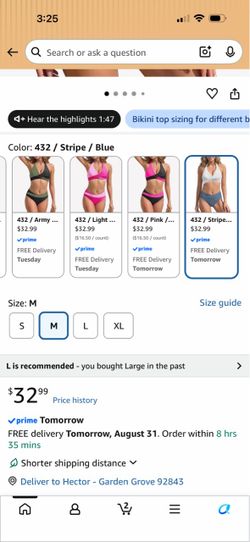 Brand new bikini size medium