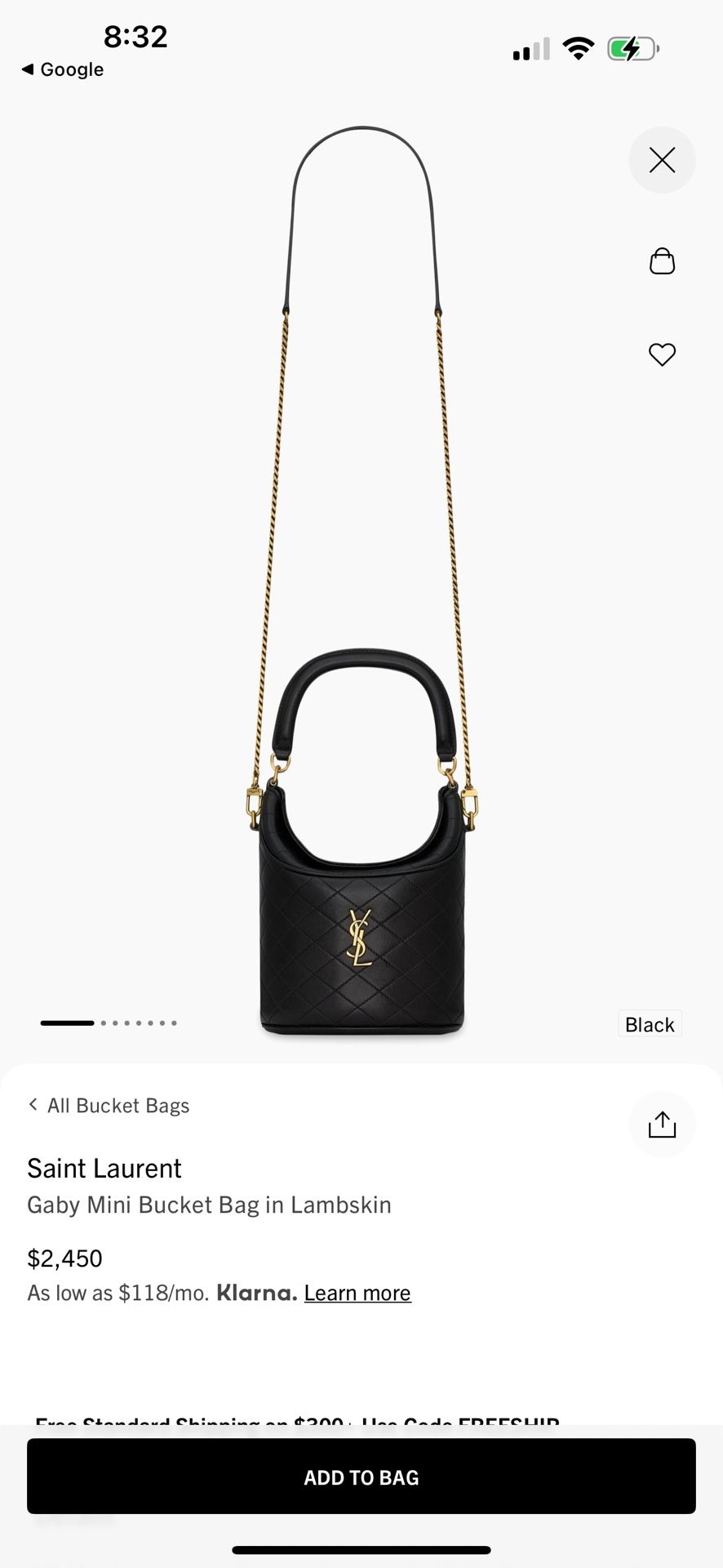 YSL Gabi Bag 