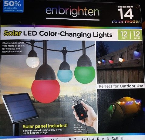 enlighten SOLAR  LED Color-Changing Lights