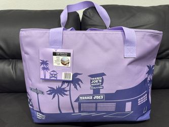 Trader Joe large purple rain insulated