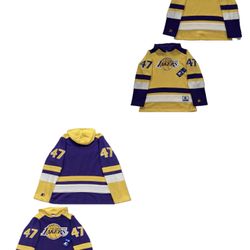 Starter Los Angeles Lakers Hockey Hoodie Sweatshirt Men’s 