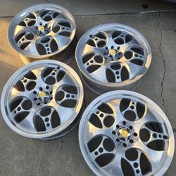 Focal Wheels Rims 18 X 7 4x100 4x114.3 Lugs Honda Toyota Nissan Mazda 