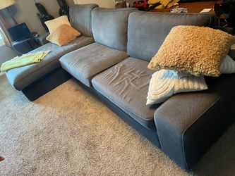IKEA KIVIK – Modular Sofa Set Includes 2 Chaise Lounges + Loveseat + Storage Ottoman