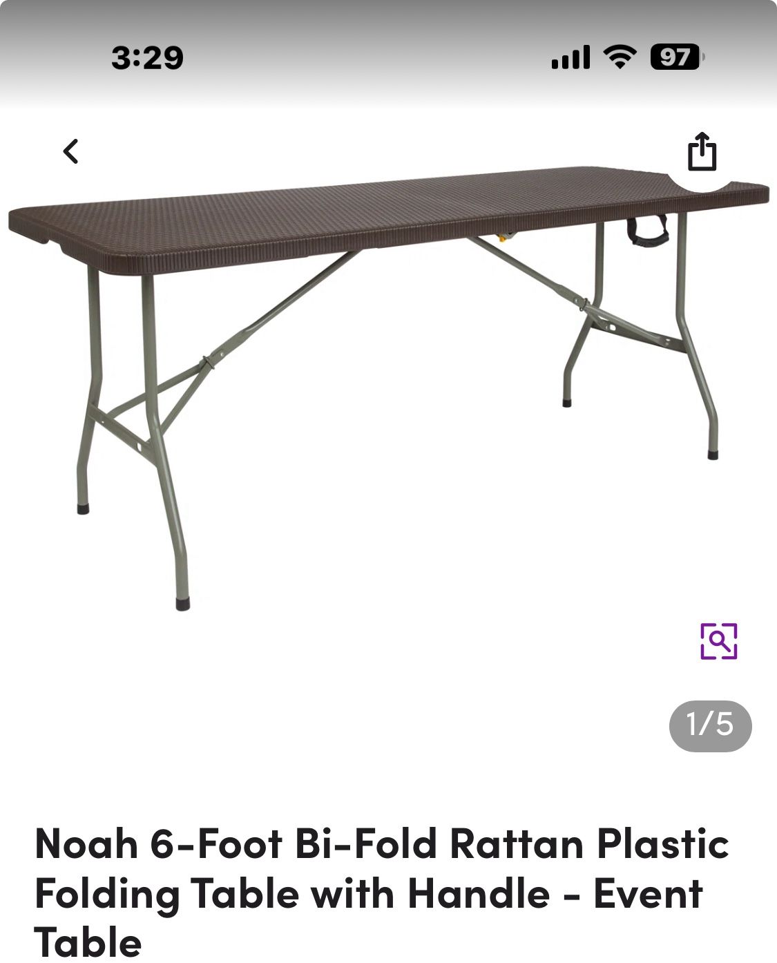SET New Bi Fold Table And Chairs