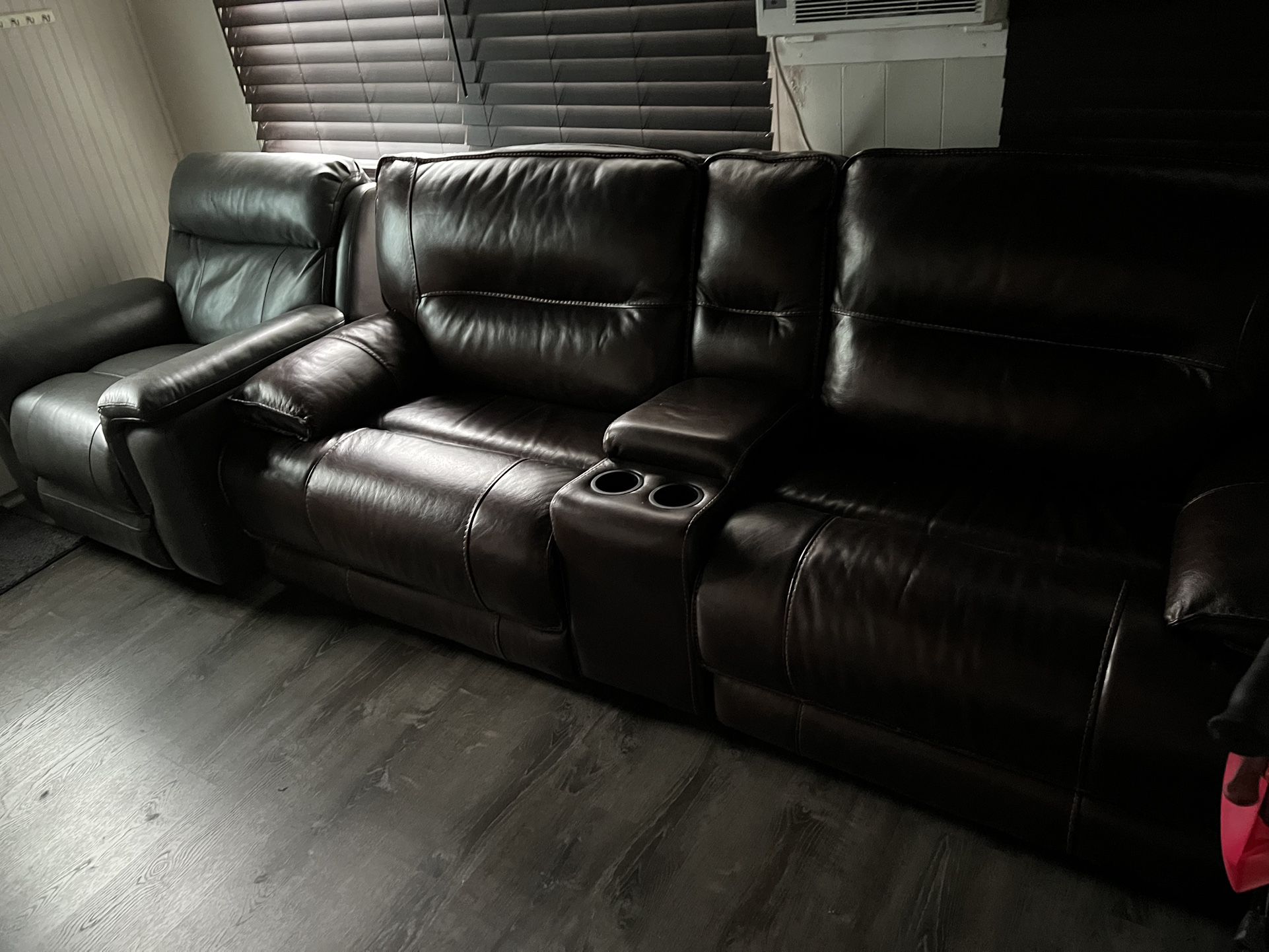 Powered Leather Loveseat Recliners And Lazy boy Chair