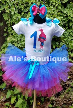 Trolls tutu outfit