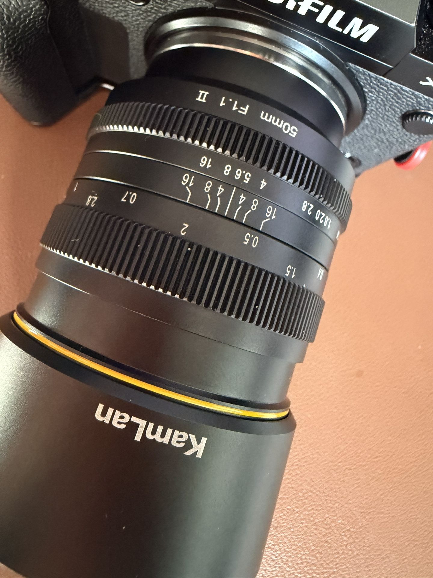 Kamlan 50mm f1.1 II APS-C Manual Focus Lens for Fujifilm X Mount