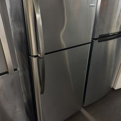 Frigidaire Stainless Steel Apartment Size Refrigerator 