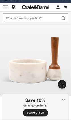 Marble mortar