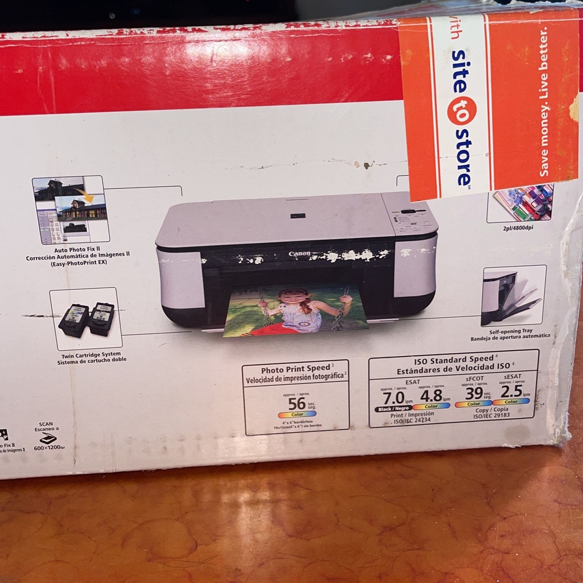 CANON INKJET ALL IN ONE PHOTO PRINT. PIXMA MP250