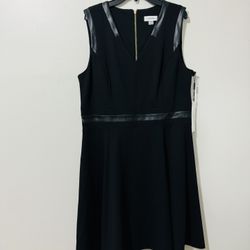 Calvin Klein Black Dress Womens Size 14