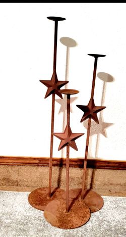 3 Diff. Sets of Iron Candle Holders (read description for prices) 