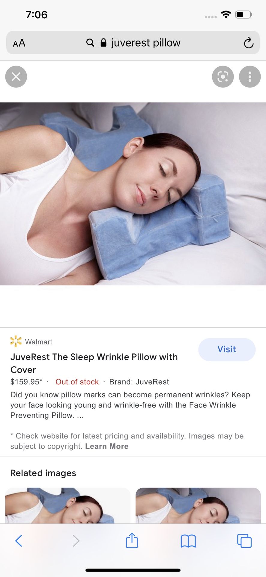 JuveRest Anti Wrinkle Pillow