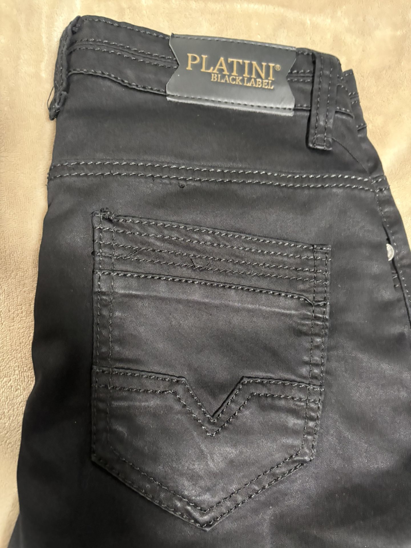 Black Platini Boot Cut Pants