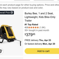 Burley Bike trailer