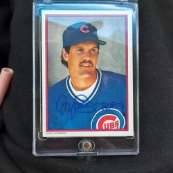 Ryne Sandberg Auto - 1988 Topps All Star 
