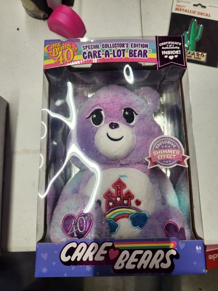 Care Bears Special Collectors Edition Care A Lot 40th Anniversary Bear