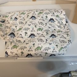 DINOSAUR TWIN BED SHEETS