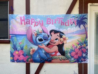 Lilo And Stitch Birthday Banner