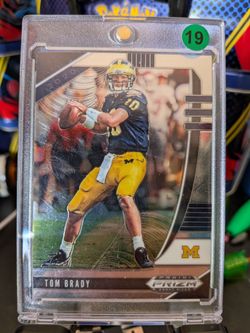 Tom Brady Prizm College Michigan Wolverine's