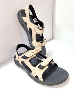Columbia Tech sun Vent Boys Sandals Youth  Us Ancient Fossil Tan/Black !