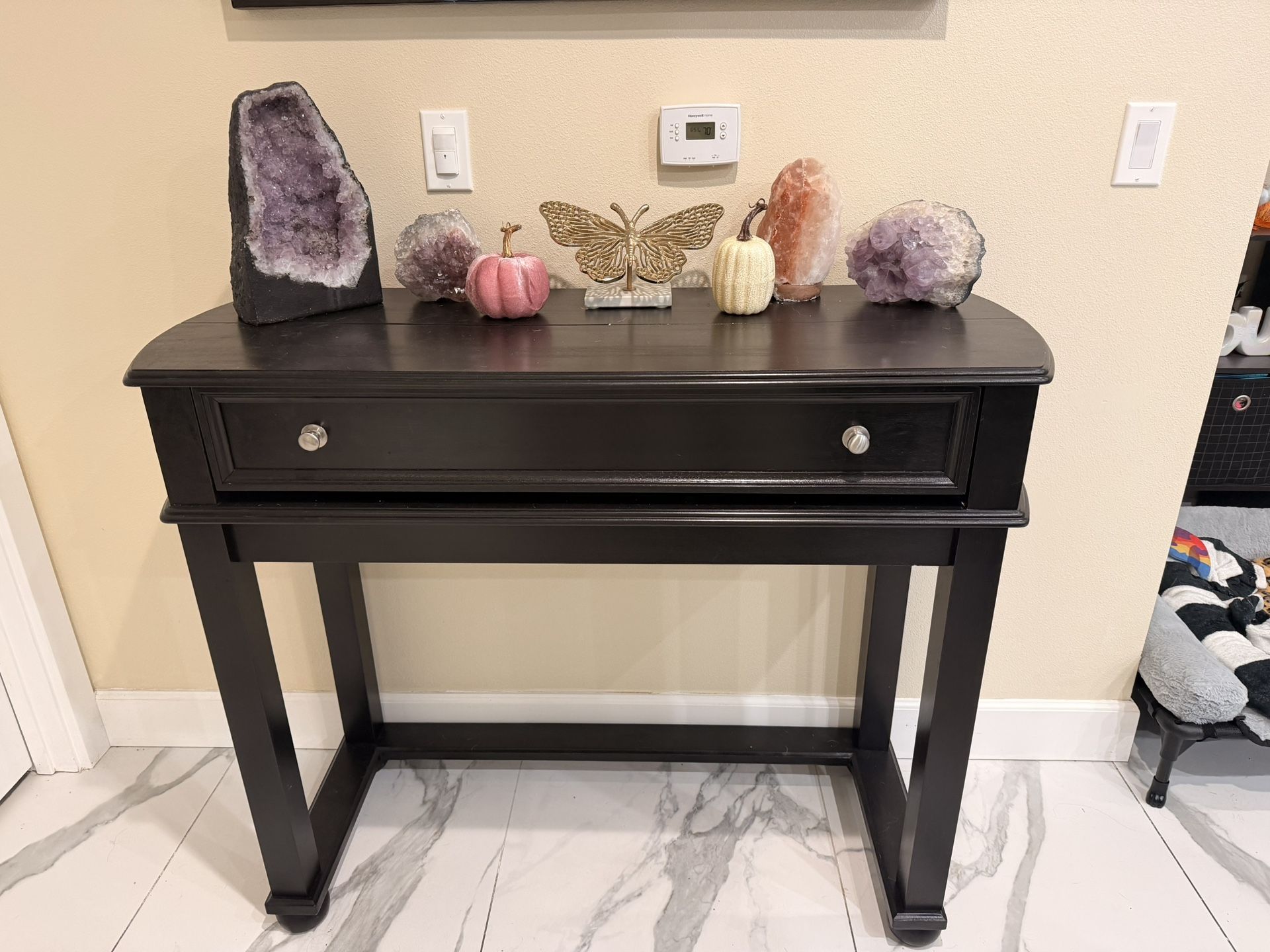 Black Wooden entry Piece And Or Desk
