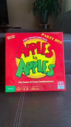 Apples to apples game