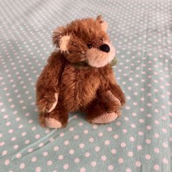 Miniature jointed teddy bear