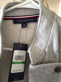 Tommy Hilfiger Gray Cardigan Size Large