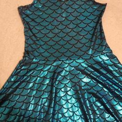 Mermaid Blue Dress/costum