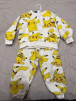 ZARA Kids Pikachu Sweatshirt and Pant Set