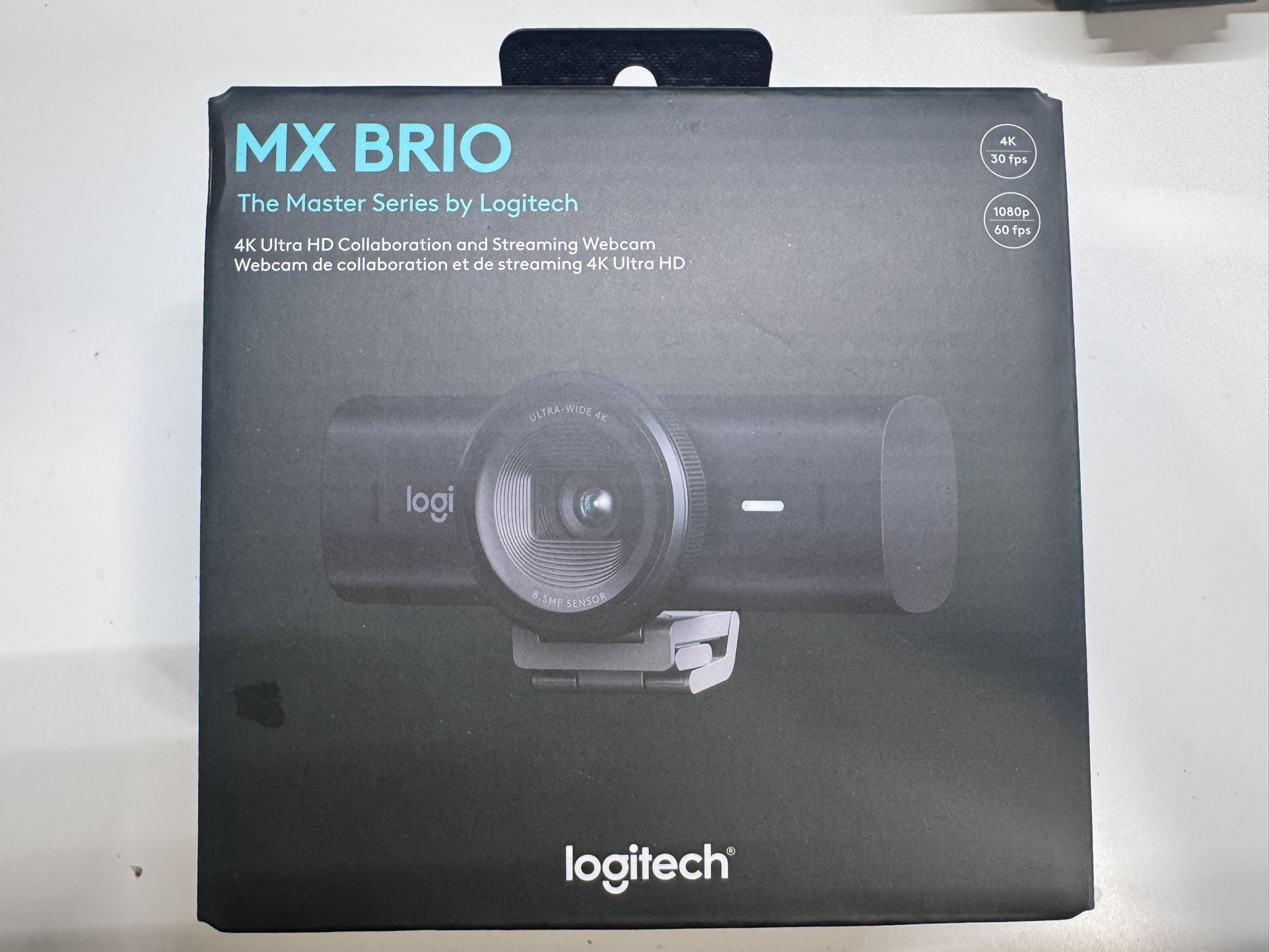 Logitech MX Brio 4K Webcam – Brand New (Open Box)