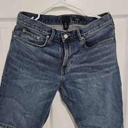 H&M Denim Shorts Mens Size 30 Slim Fit
