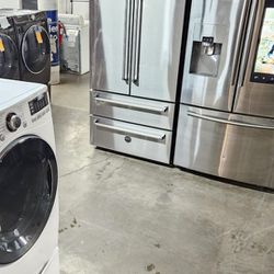 Used Appliances With Warranty (Washers Dryers Stoves Refrigerators Stackables(