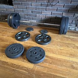 Barebell With Weights