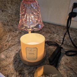 Pink and Gold Candle Warmer