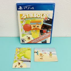 Stikbold! A Dodgeball Adventure (PS4, 2019) w/ LRG Trading Cards!