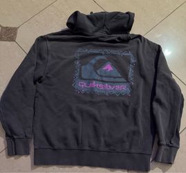 Vintage Quiksilver Skate Surfer Hoodie Mens Med Pullover Sweatshirt Y2K
