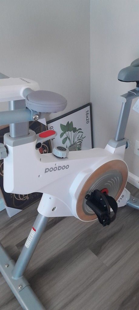 Exercise Bike Brandnew, Its Made Buy Pooboo Bluetooth