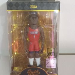 Zion Williamson Premium Vinyl Figure With Chase Funko Gold New