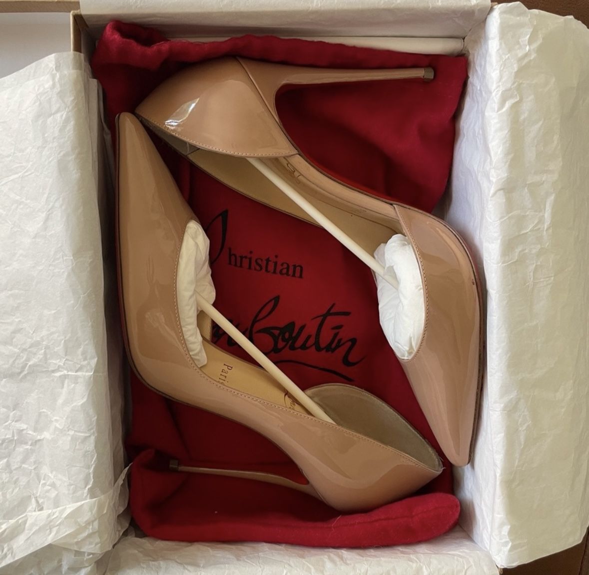Nude Christian Louboutin Heel