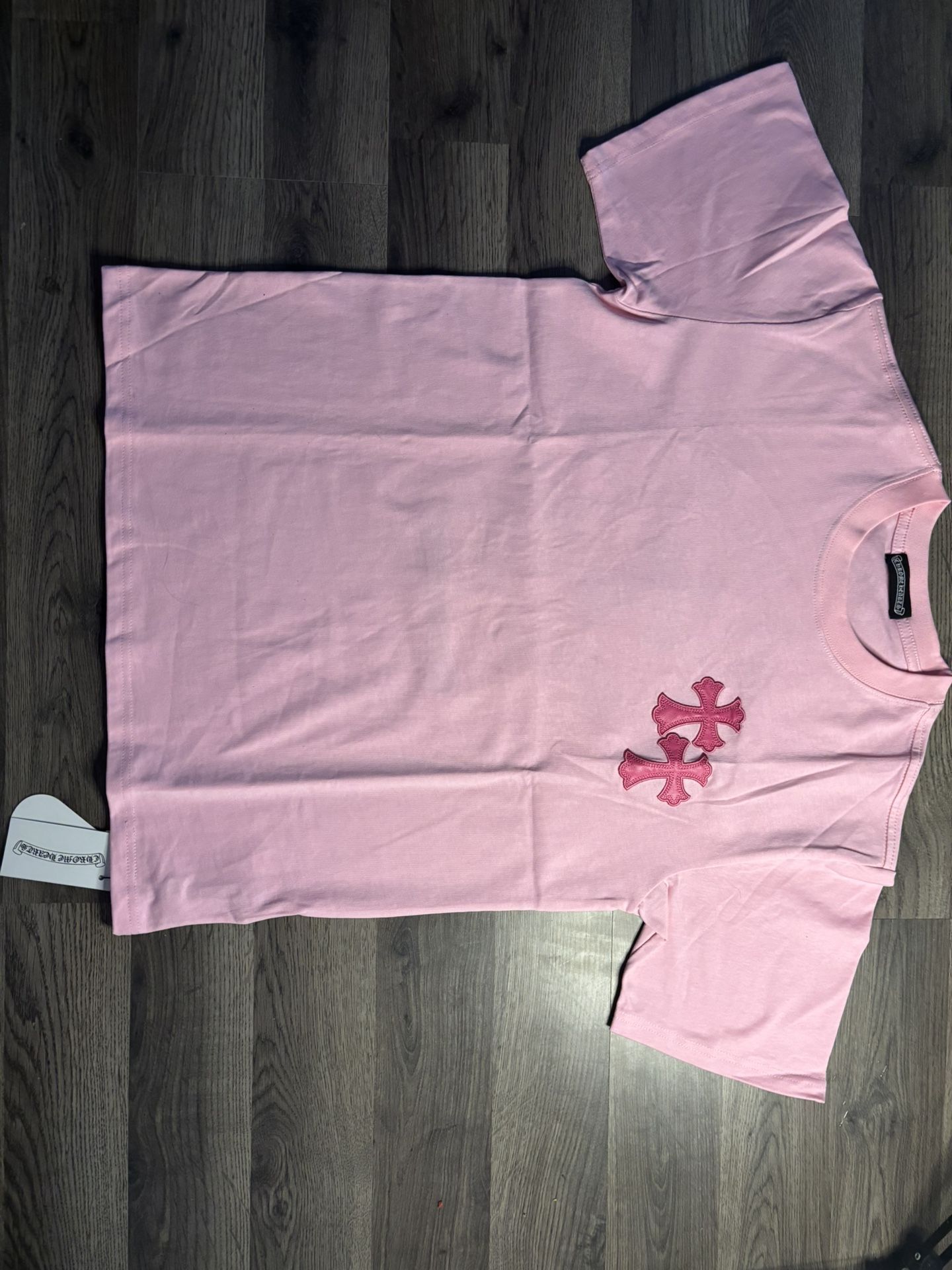 Pink ChromeHearts T-Shirt
