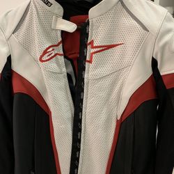 Alpine stars motorcycle leather jacket