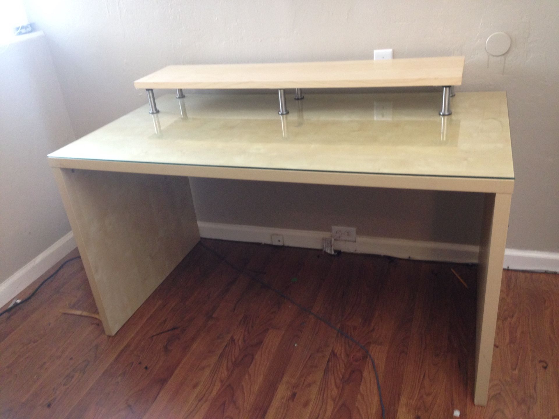 Ikea MIKAEL Desk with Monitor Stand