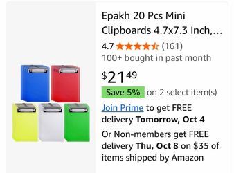Mini clipboards