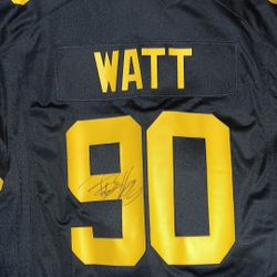 Signed Tj Watt Pittsburgh Steelers Nfl Jersey