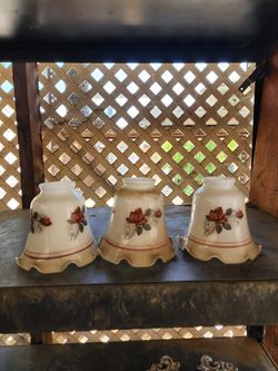 Antique Lamp Shade Small Glass
