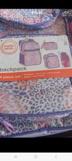 4 piece set backpack