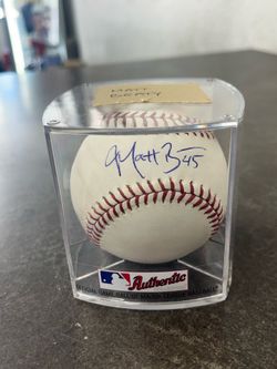 Los Angeles Dodgers Matt Beaty Signed Baseball w Beckett