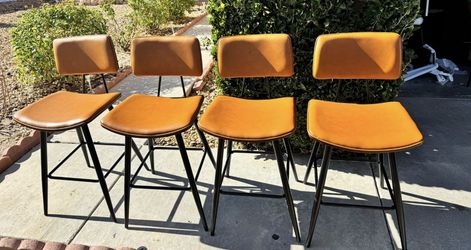 Set Of 4, Counter Height Stools